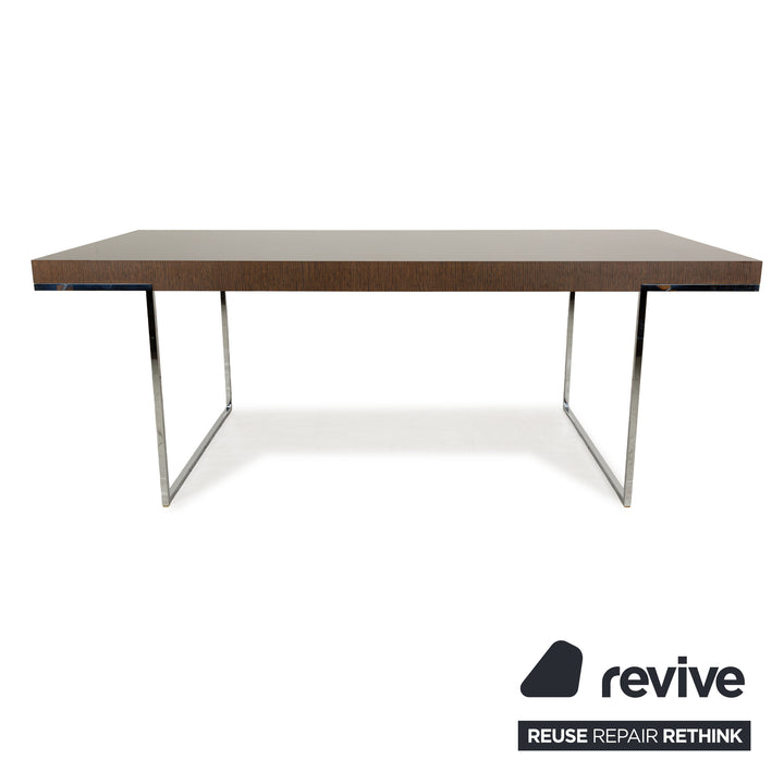 B&B Italia Holz Esstisch Dunkelbraun Vintage by Paolo Piva 202 x 76 x 102cm