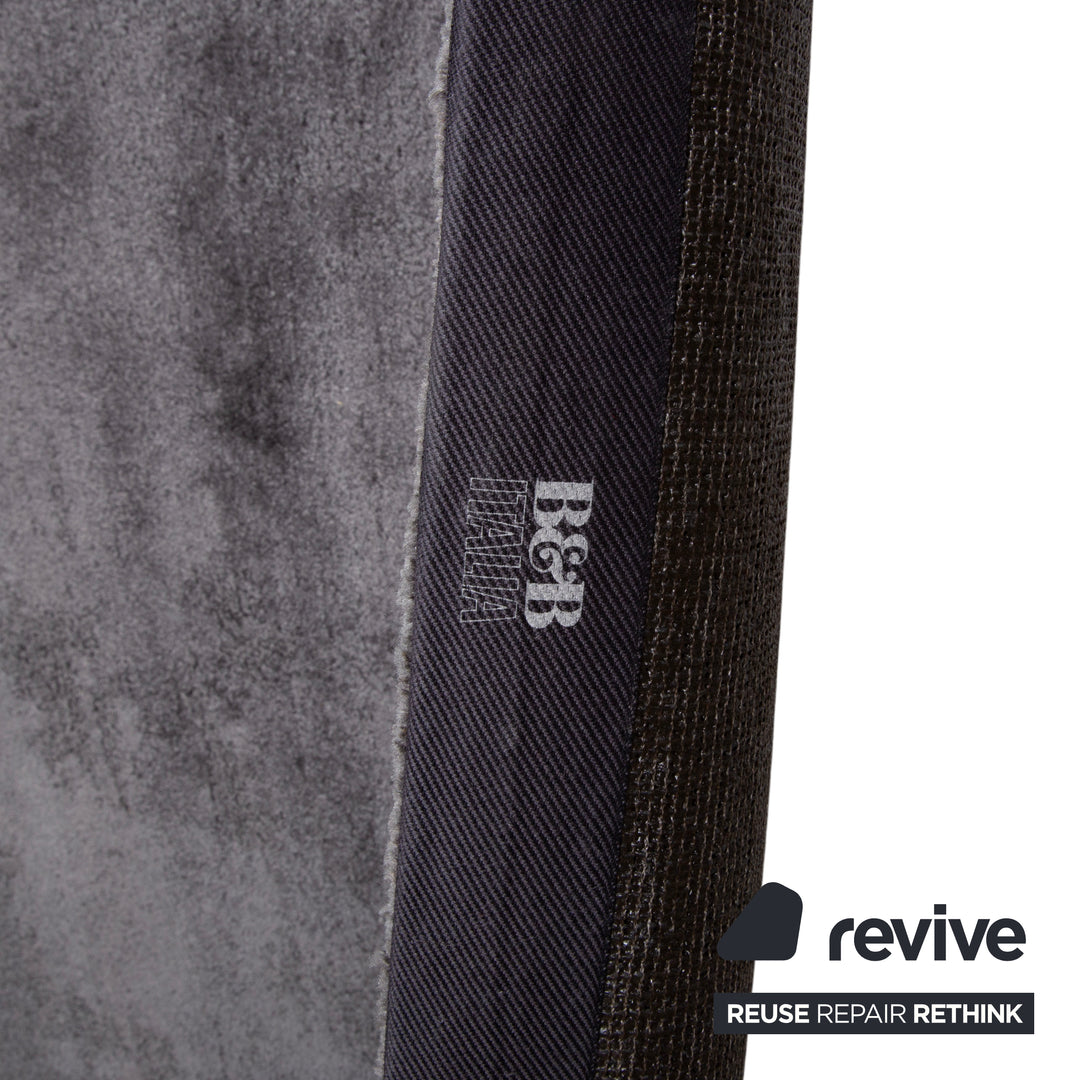 B&B Italia Tapis Istos Tissu Noir Anthracite 300 x 400 cm