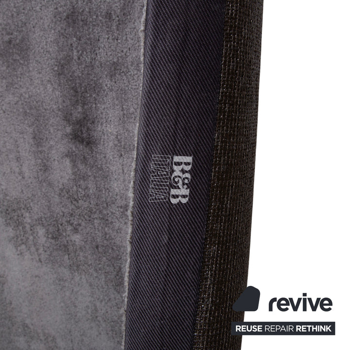 B&B Italia Tapis Istos Tissu Noir Anthracite 300 x 400 cm