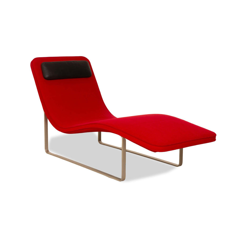B&amp;B Italia Landscape Fabric Lounger Red