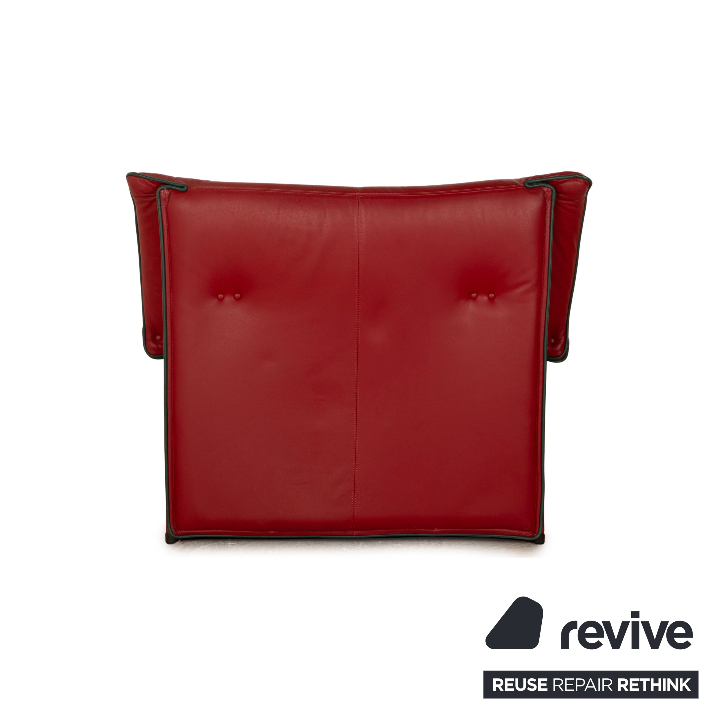 B&B Italia Sessel Lauriana Rot Leder - 2. Hand - Revive.de