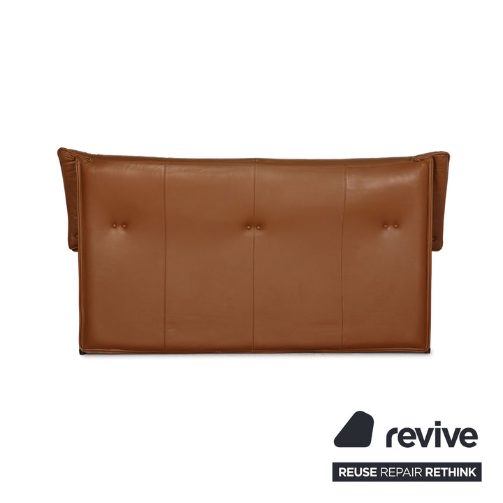 B&B Italia Lauriana Leder Sofa Braun Zweisitzer Couch