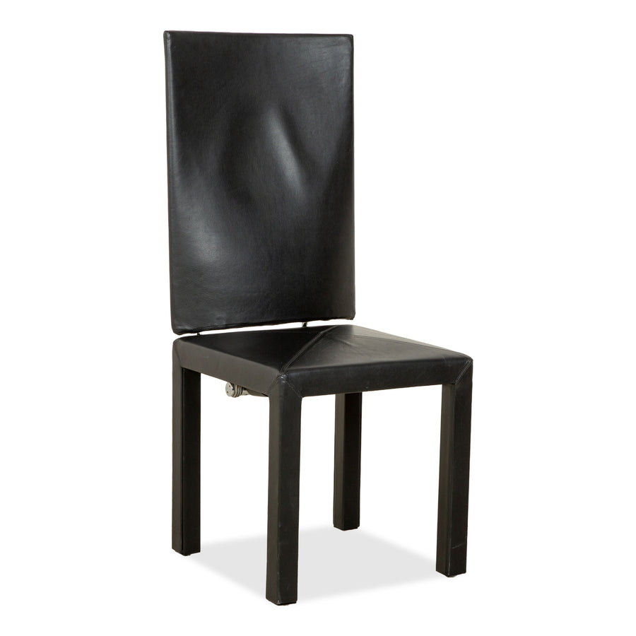 B&amp;B Italia Arcadia Leather Chair Single Black Dining Room