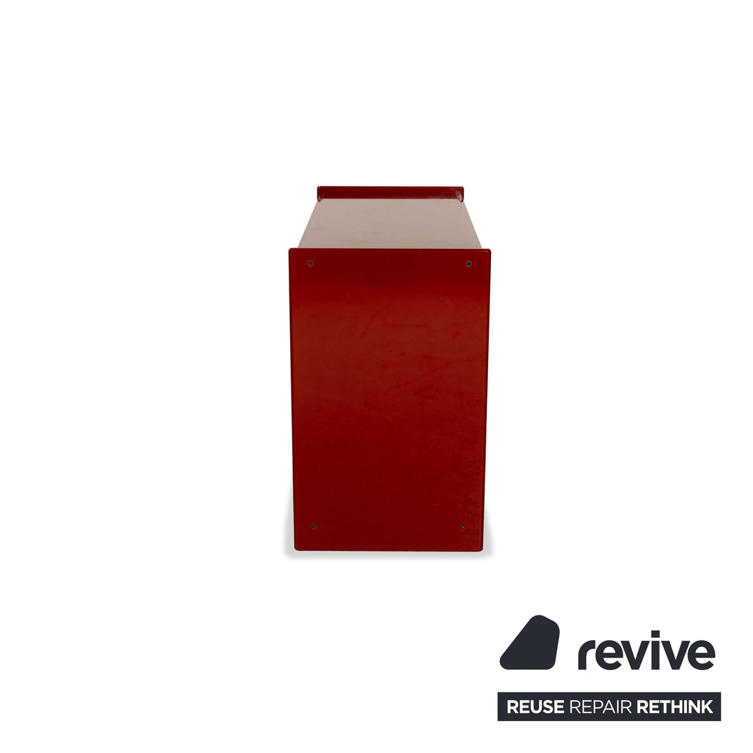 B&amp;B Italia Olinto Wooden Sideboard Red