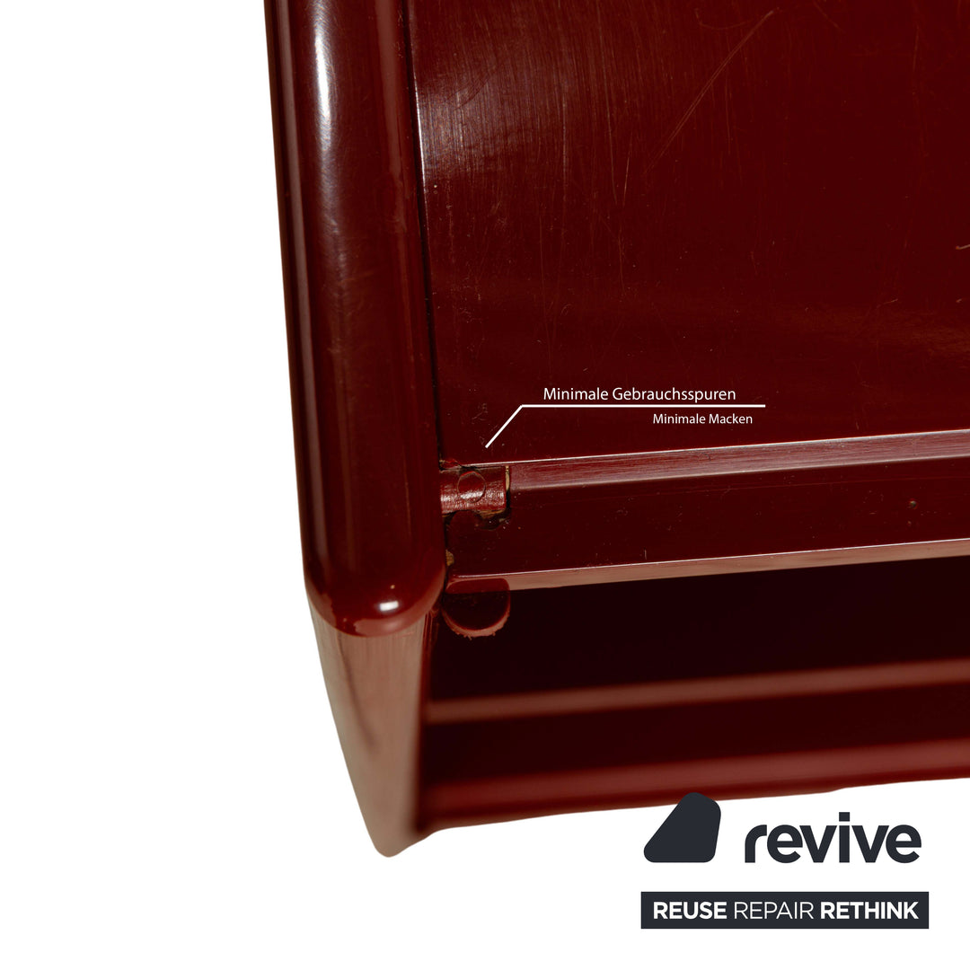 B&amp;B Italia Olinto Wooden Sideboard Red