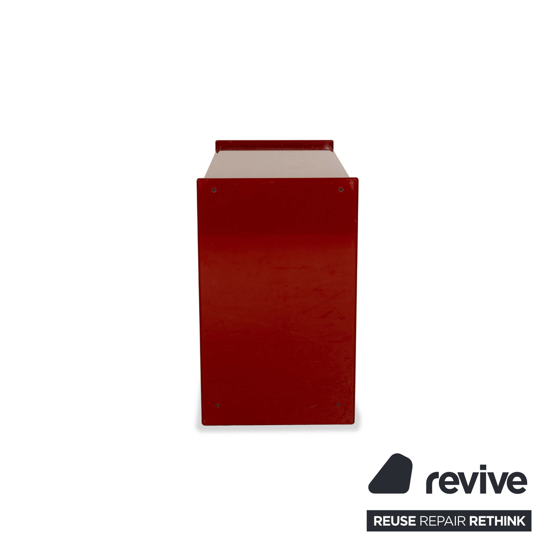 B&amp;B Italia Olinto Wooden Sideboard Red