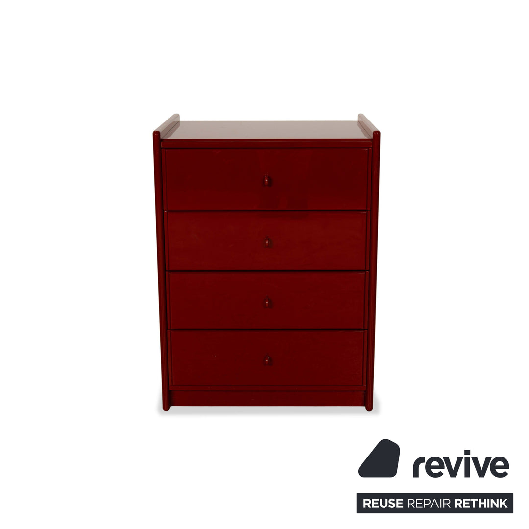 Buffet en bois rouge Olinto de B&amp;B Italia