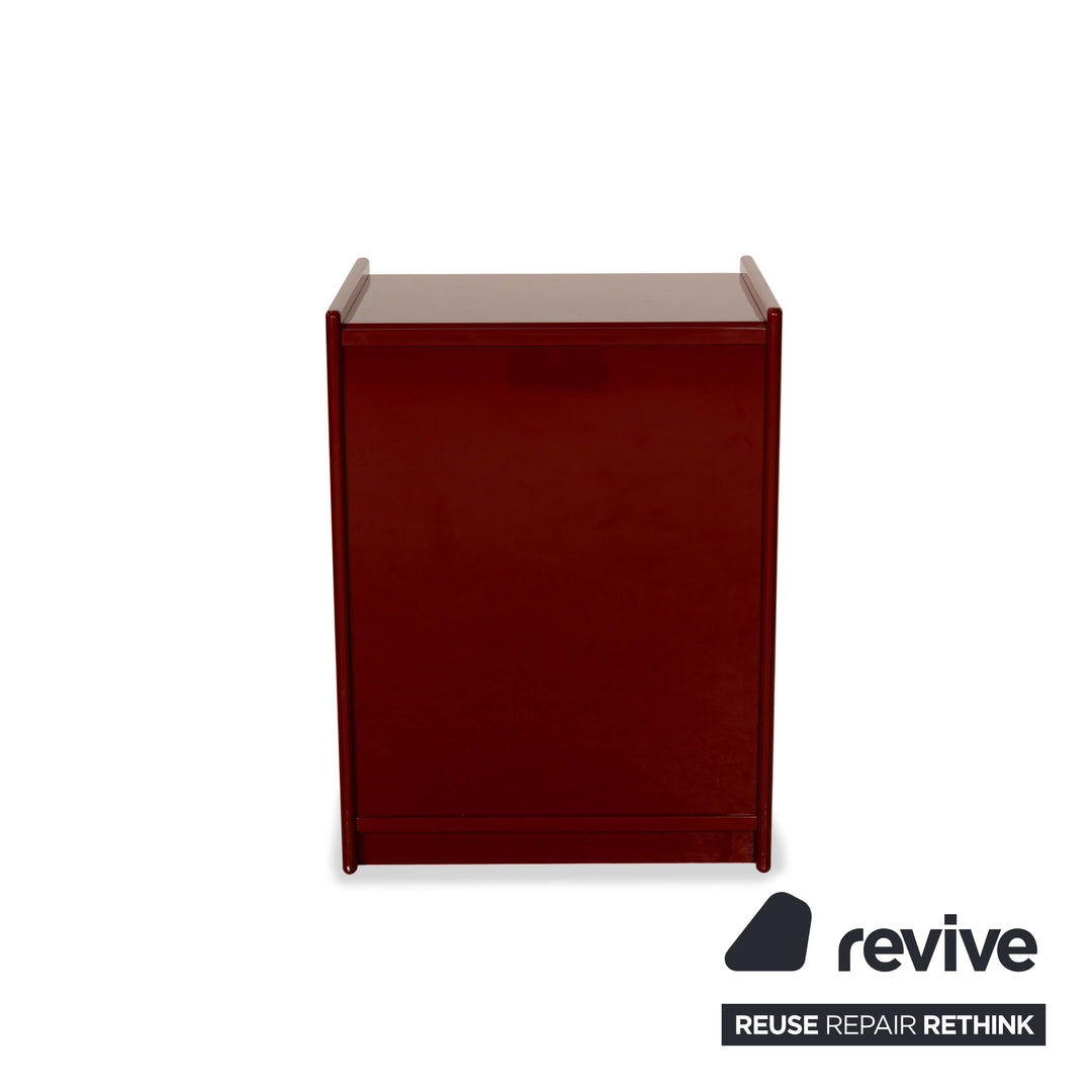 B&amp;B Italia Olinto Wooden Sideboard Red