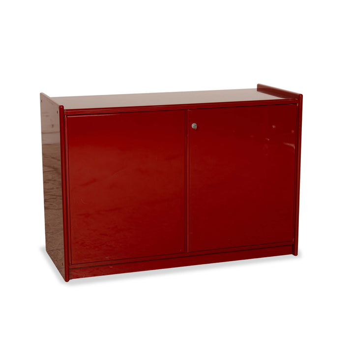 B&amp;B Italia Olinto Wooden Sideboard Red