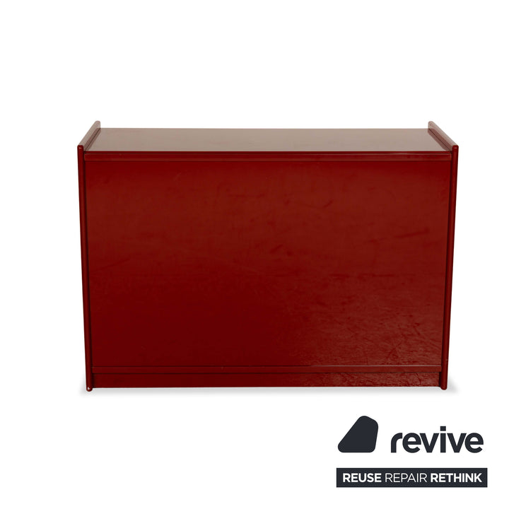 B&amp;B Italia Olinto Wooden Sideboard Red