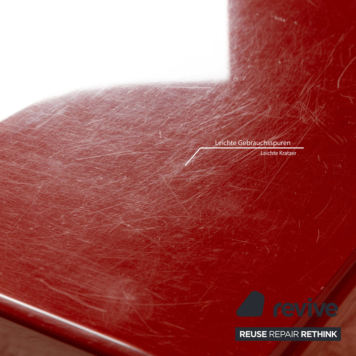 B&amp;B Italia Olinto Wooden Sideboard Red