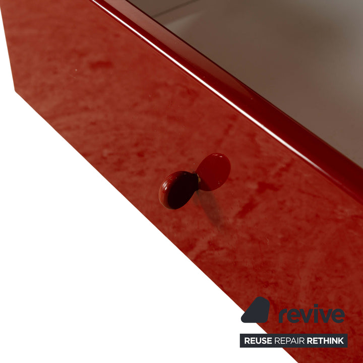 B&amp;B Italia Olinto Wooden Sideboard Red