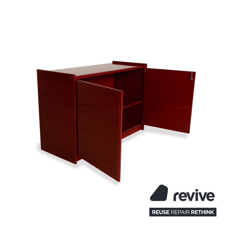 B&amp;B Italia Olinto Wooden Sideboard Red