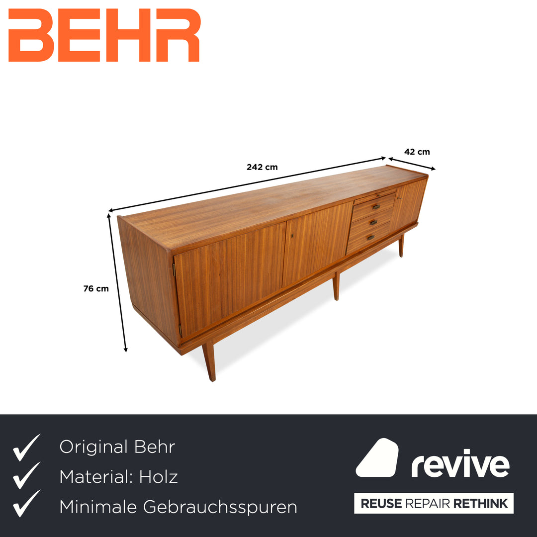 Behr Holz Sideboard Braun Mid-Century