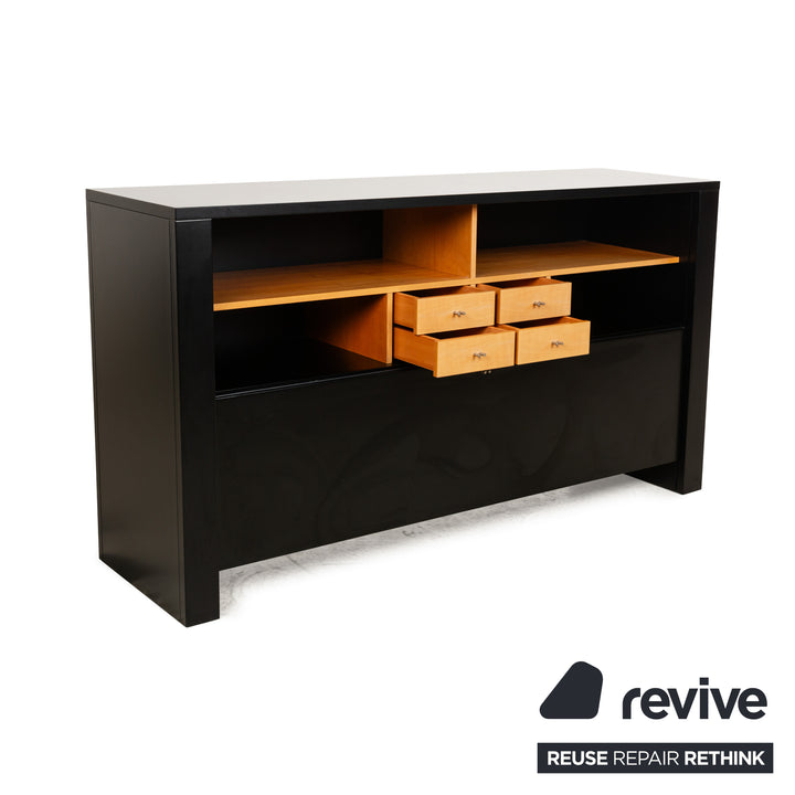 Buffet en bois Bernini noir