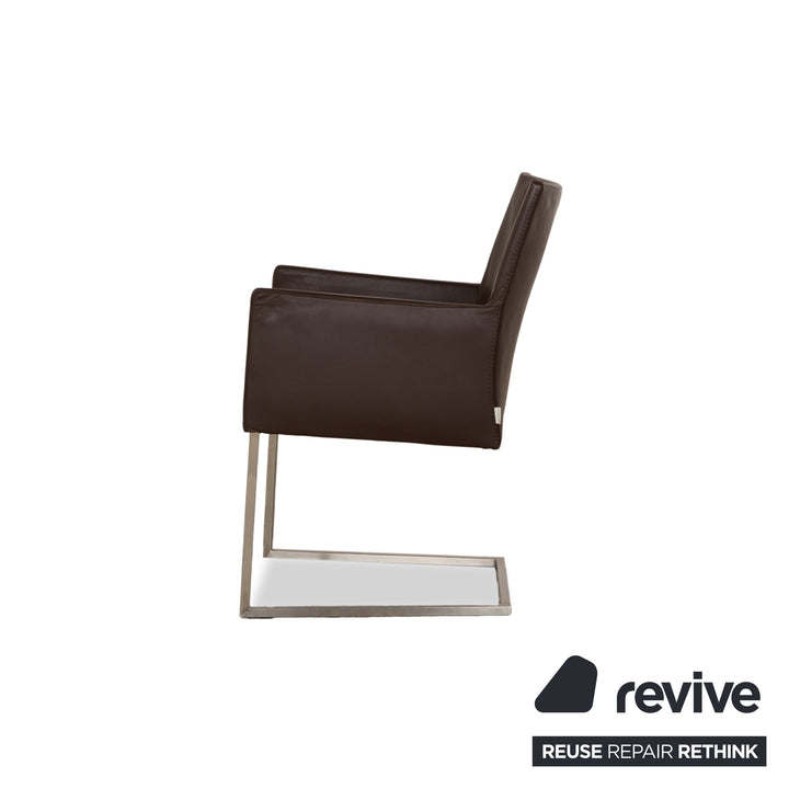 bert plantagie ARC-E Leder Stuhl Braun