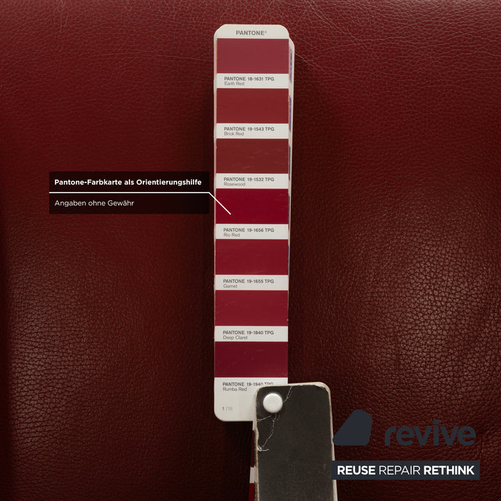 bert plantagie ARC-E Leder Stuhl Rot Esszimmer