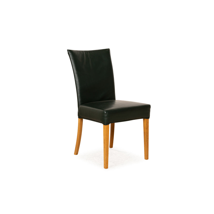 Bert Plantagie Leather Chair Green Brown