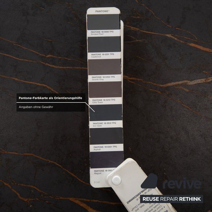 bert plantagie Plato Holz MDF Esstisch Grau Esszimmer HPL Steinoptik Metallsockel