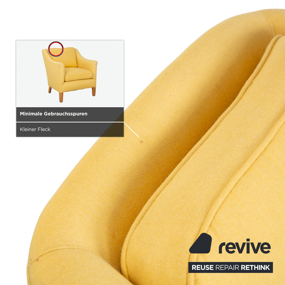 Tissu Bielefeld Workshops 2x Fauteuil Jaune