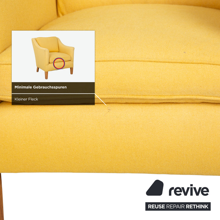 Bielefeld Workshops Fabric 2x Armchair Yellow