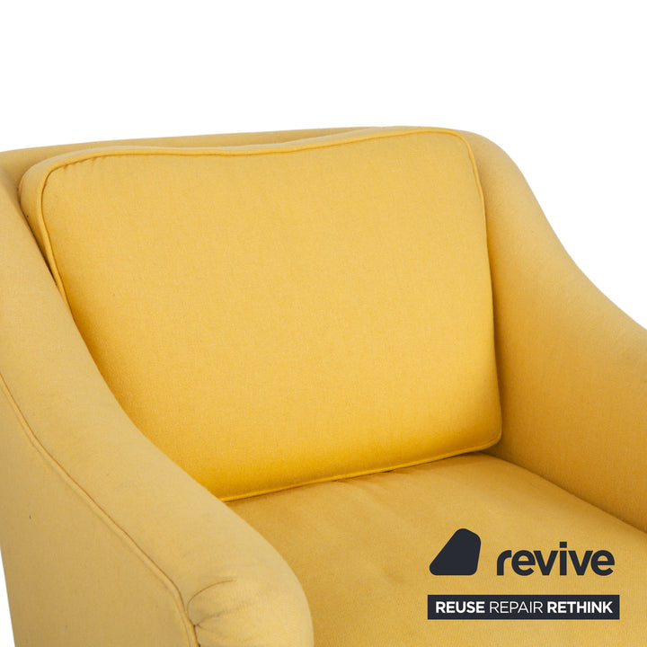 Tissu Bielefeld Workshops 2x Fauteuil Jaune