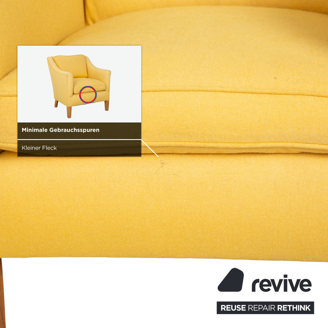 Bielefelder Werkstätten Stoff Sessel Gelb