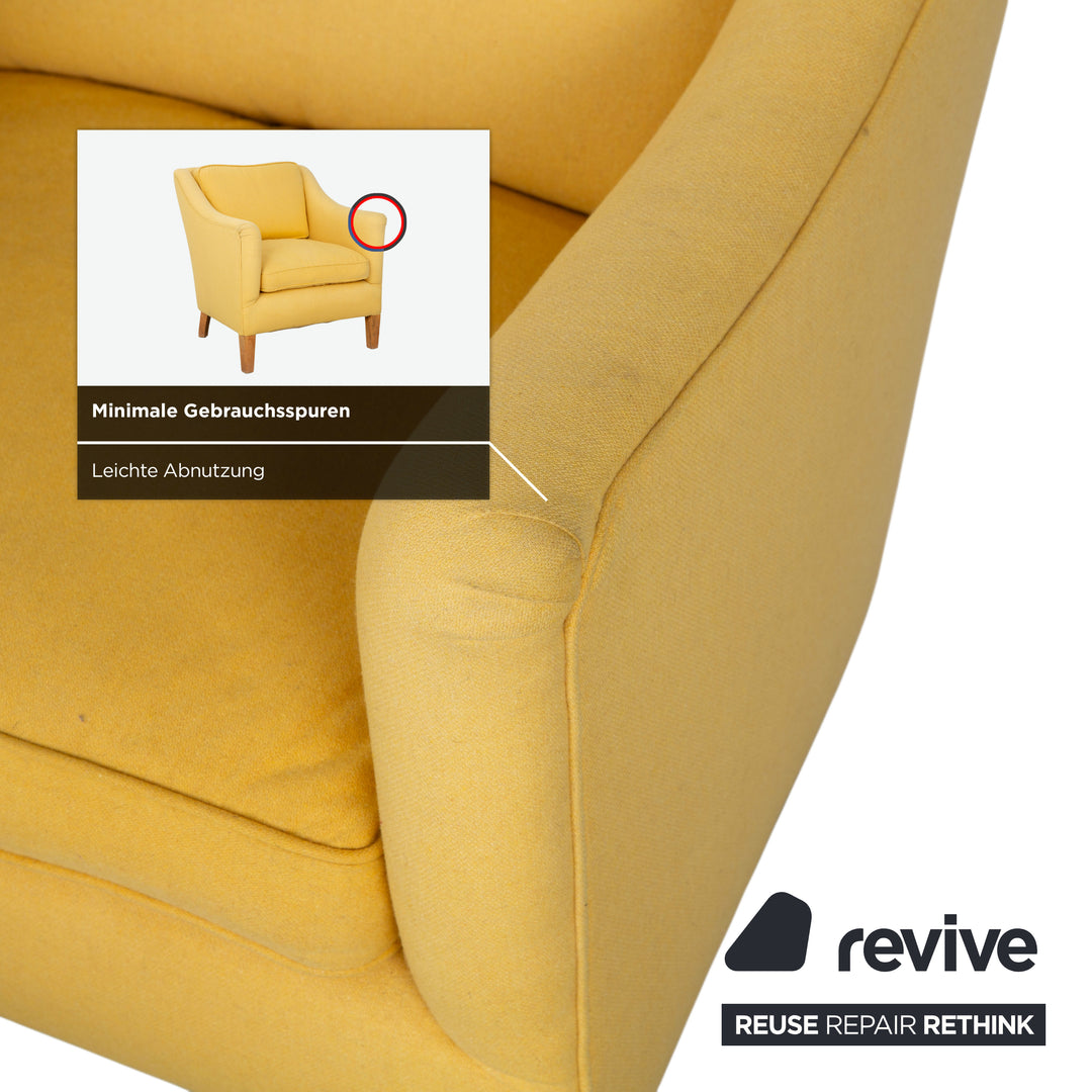 Bielefelder Werkstätten Stoff Sessel Gelb