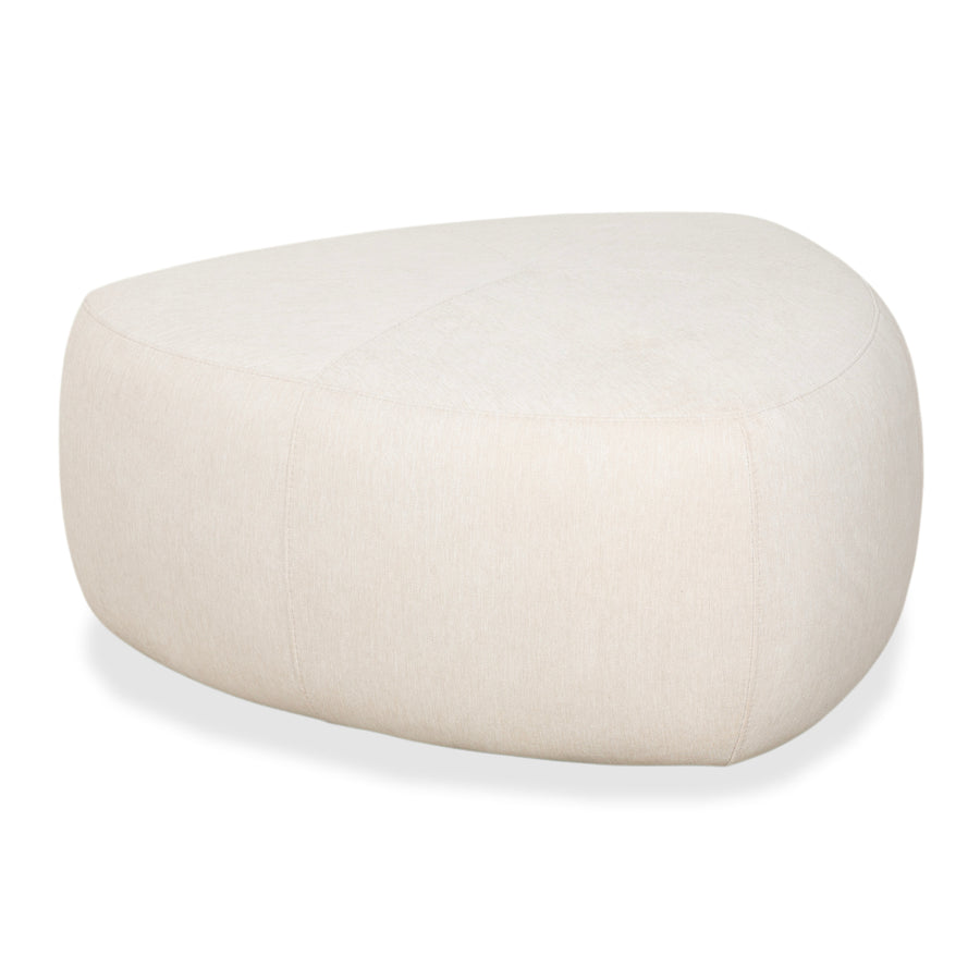 BoConcept Bermuda Stoff Hocker Creme Weiß