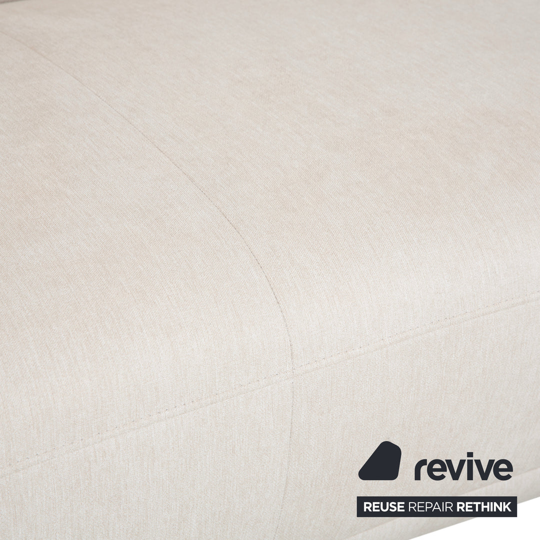 BoConcept Bolzano fabric three-seater cream sofa couch