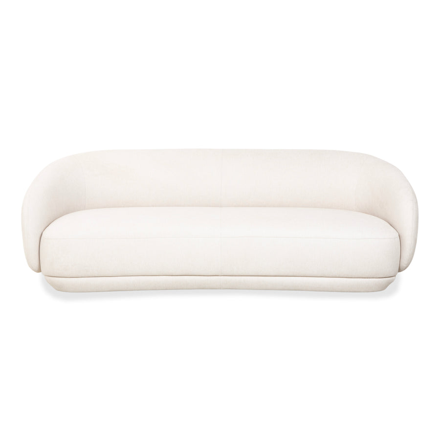 BoConcept Bolzano fabric three-seater cream sofa couch