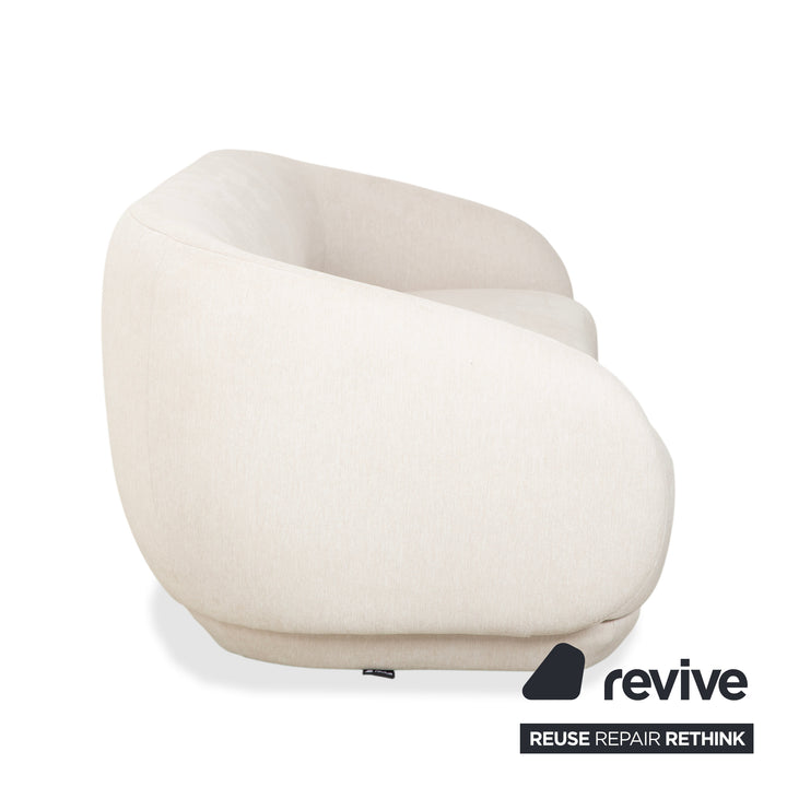 BoConcept Bolzano fabric three-seater cream sofa couch