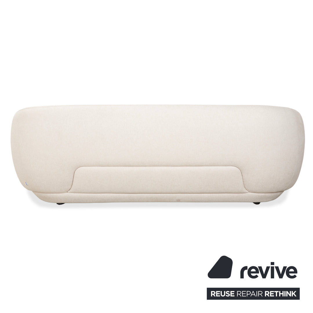 BoConcept Bolzano fabric three-seater cream sofa couch