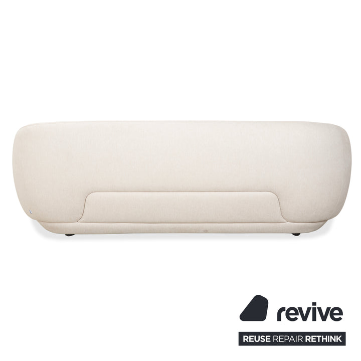 BoConcept Bolzano fabric three-seater cream sofa couch