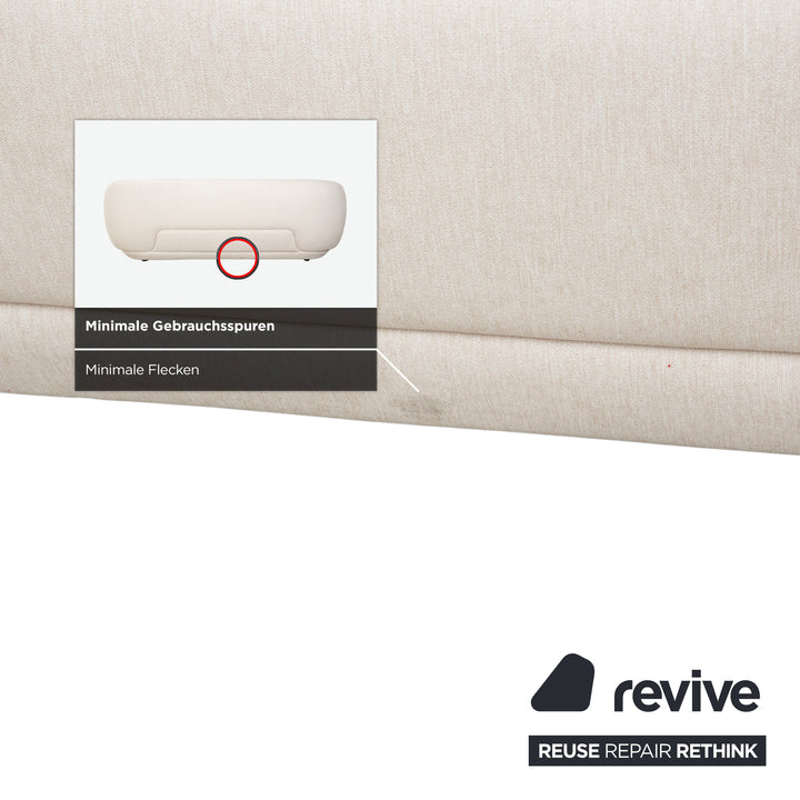BoConcept Bolzano Stoff Dreisitzer Creme Sofa Couch