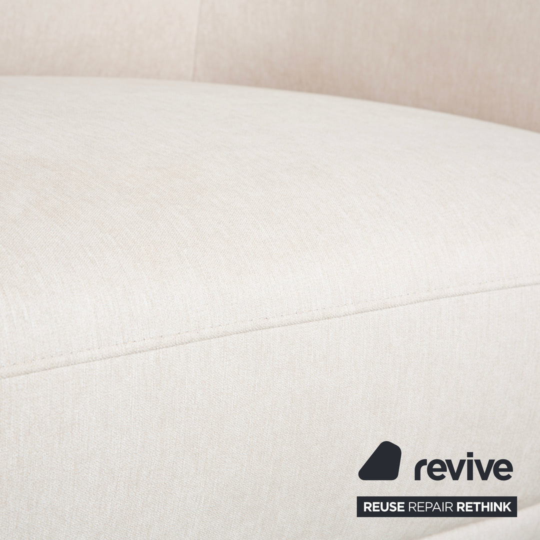 BoConcept Bolzano fabric three-seater cream sofa couch