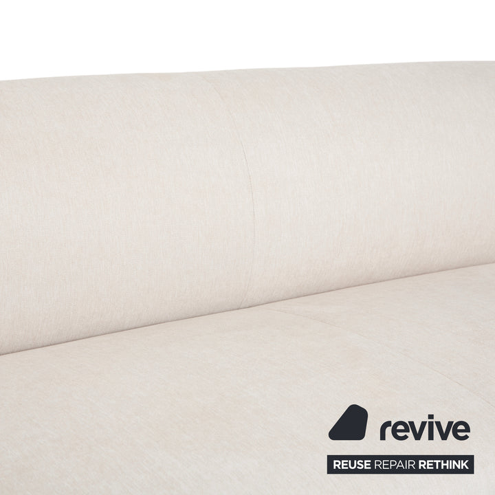 BoConcept Bolzano fabric three-seater cream sofa couch