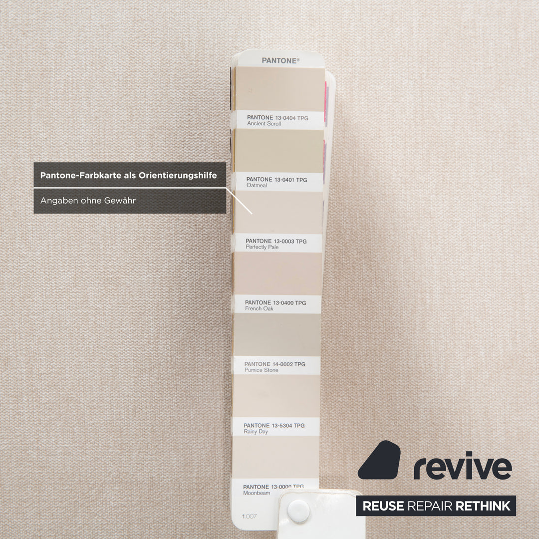 BoConcept Bolzano fabric three-seater cream sofa couch