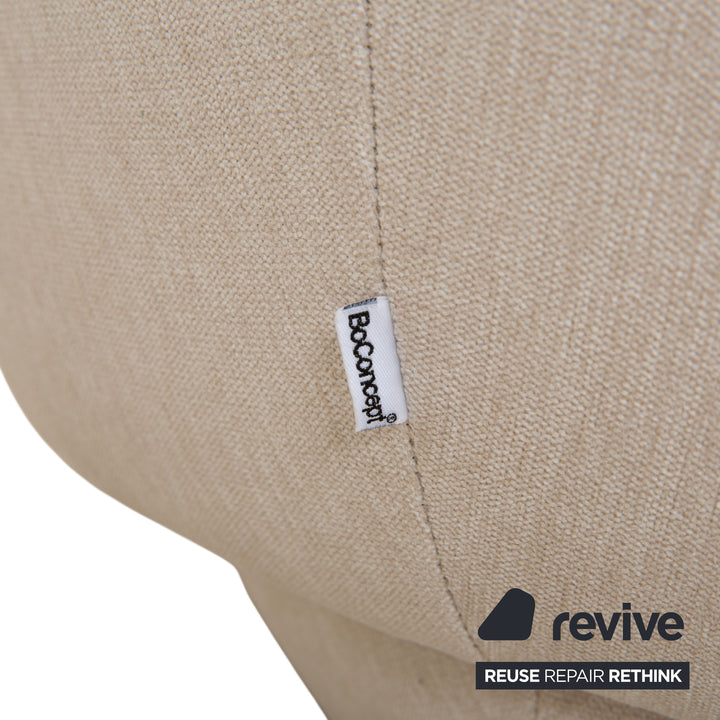BoConcept Bolzano fabric three-seater cream sofa couch