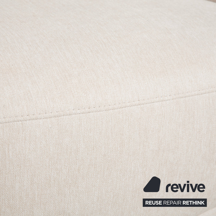 Fauteuil en tissu BoConcept Bolzano beige crème