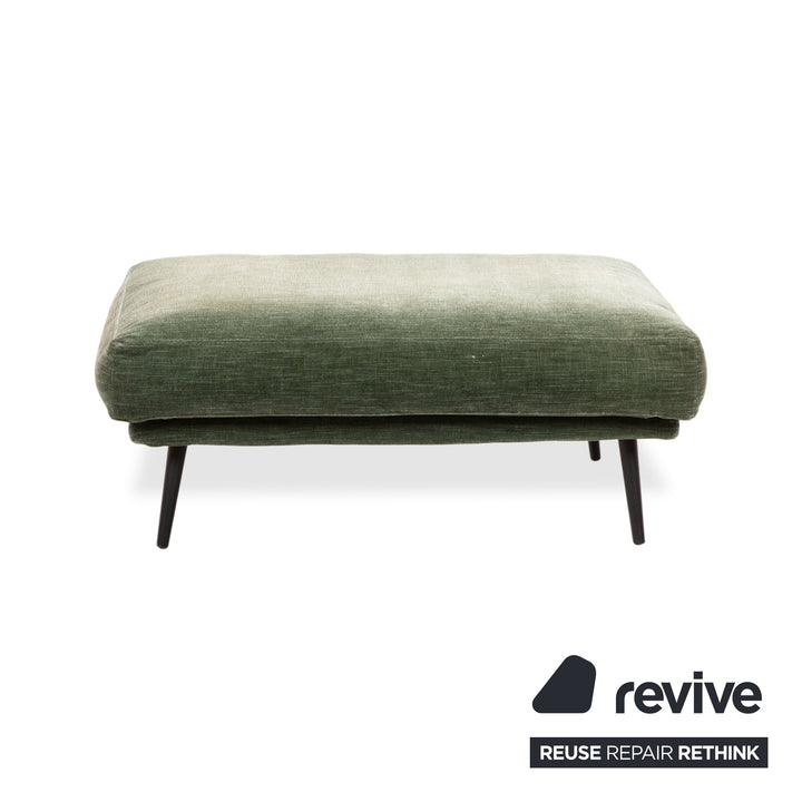 BoConcept Carlton Garnitur Stoff Dreisitzer Hocker Grün Moos Sofa Couch
