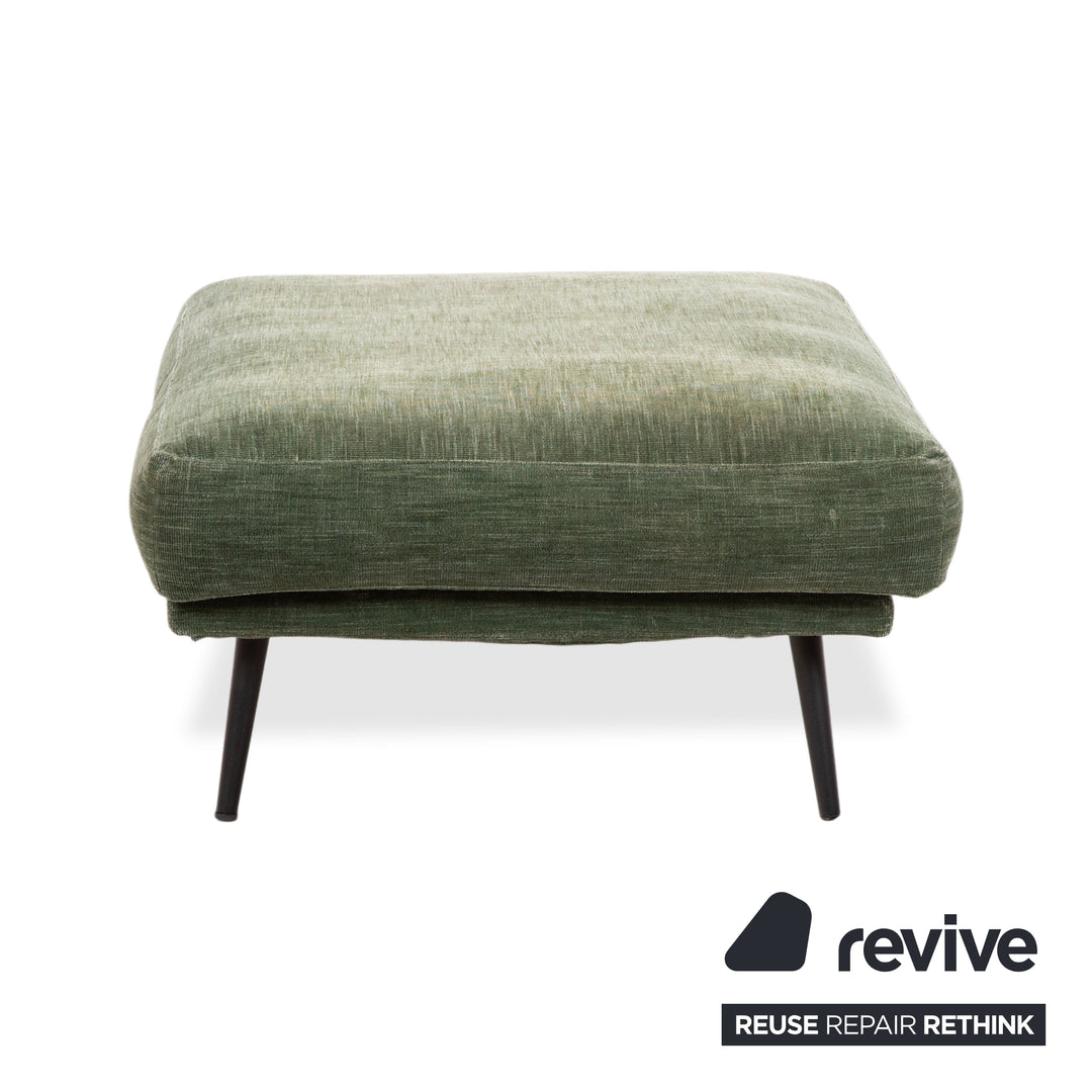 BoConcept Carlton Garnitur Stoff Dreisitzer Hocker Grün Moos Sofa Couch
