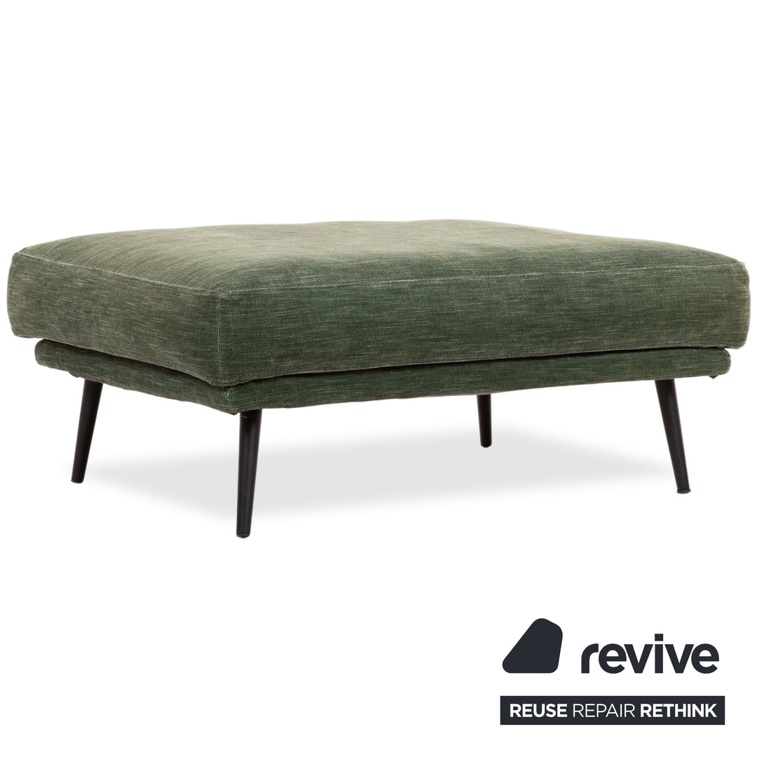 BoConcept Carlton Garnitur Stoff Dreisitzer Hocker Grün Moos Sofa Couch