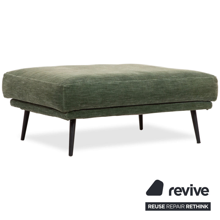 BoConcept Carlton Garnitur Stoff Dreisitzer Hocker Grün Moos Sofa Couch