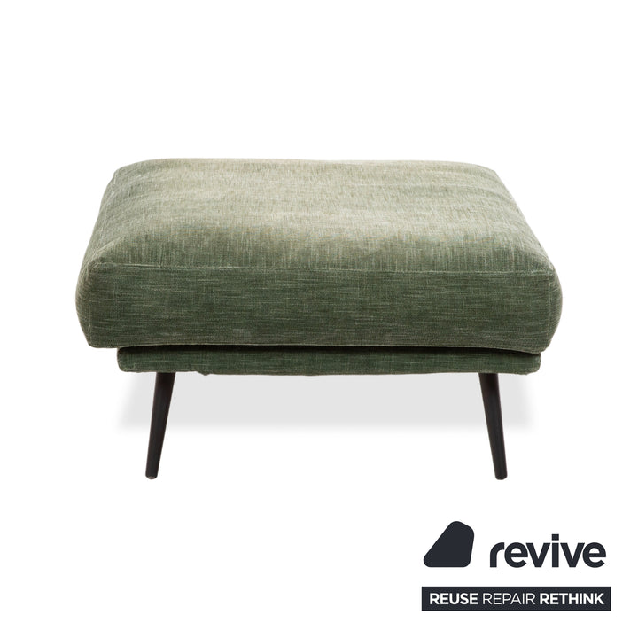 BoConcept Carlton Garnitur Stoff Dreisitzer Hocker Grün Moos Sofa Couch