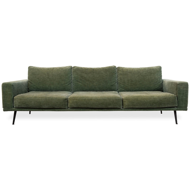 BoConcept Carlton Stoff Dreisitzer Grün Moos Sofa Couch