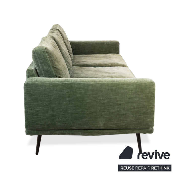 BoConcept Carlton Stoff Dreisitzer Grün Moos Sofa Couch