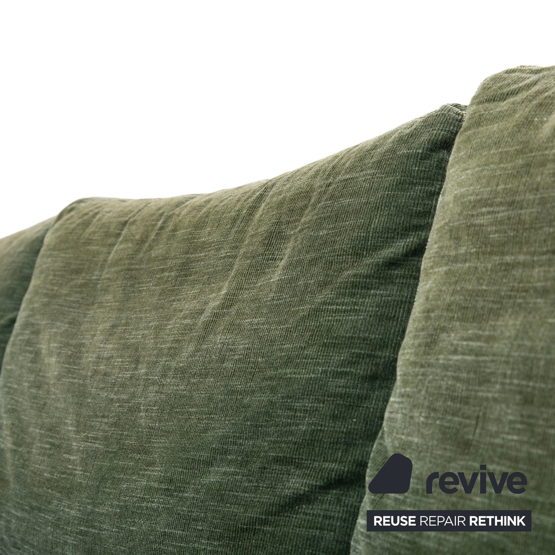 BoConcept Carlton Stoff Dreisitzer Grün Moos Sofa Couch
