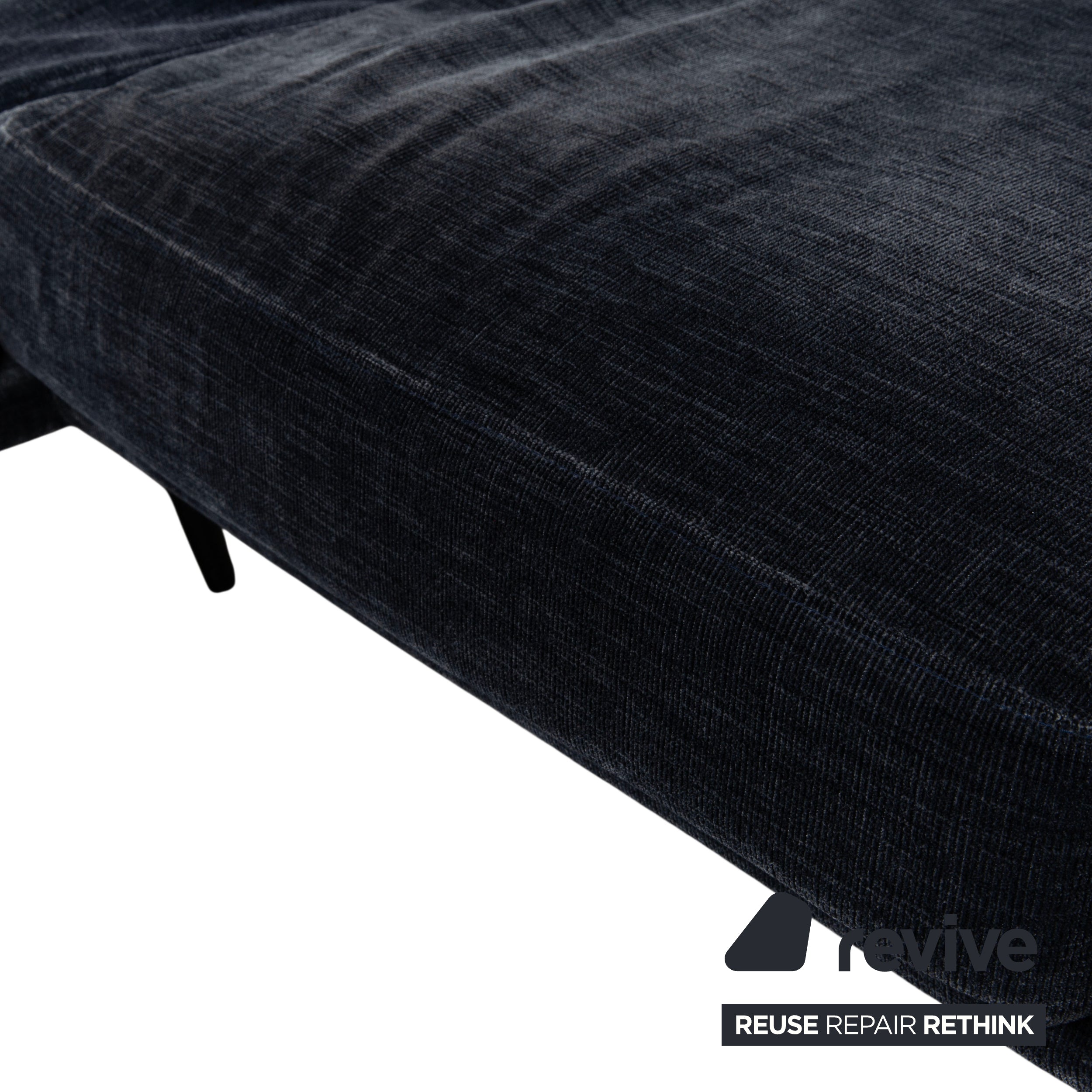 BoConcept Carlton Stoff Ecksofa Blau Recamiere Links Couch