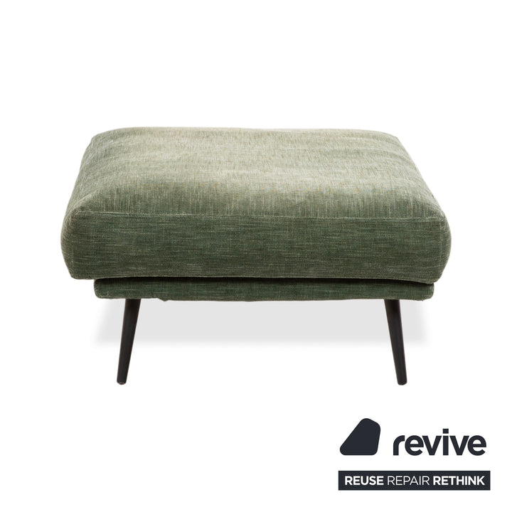 BoConcept Carlton Stoff Hocker Grün Moos